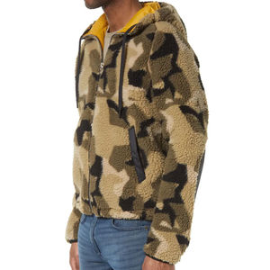 Veste polaire zippée avec texture sherpa douce et coupe décontractée, veste d'hiver sherpa avec doublure lisse et deux options de style - Product Image 4