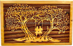 Urne funéraire en bois artisanale pour cendres d'adultes, urnes funéraires humaines, urnes de sépulture de haute qualité - Product Image 5