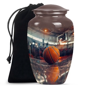 Basketball urn moms solace unique cremation <b>keepsake</b> memorial urn for human <b>ashes</b> decorative tribute remembrance - Product Image 1