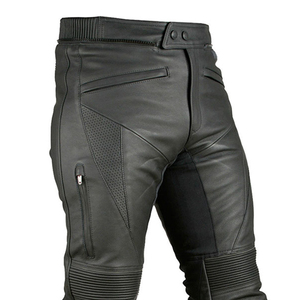 Pantalon de moto en cuir respirant, durable, anti-UV et coupe-vent pour homme, prix abordable, vente en gros, personnalisable - Product Image 5
