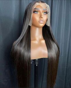 2024 ขายดีที่สุดHDวิกผมลูกไม้ด้านหน้าด้านหน้าผมมนุษย์สําหรับผู้หญิงสีดําลูกไม้ด้านหน้าปิดวิกผมพื้นผิวตรงWave Curly - Product Image 1