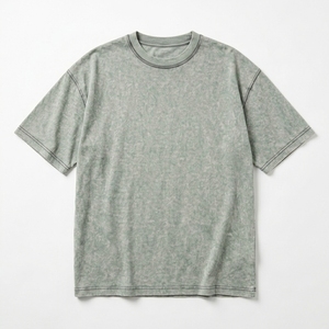 Camiseta de Algodón para Hombre, Cuello Redondo, Manga Corta, Corte Regular, Color Sólido, Ligera, Estampado Serigrafiado, Ecológica, de Secado Rápido - Product Image 1