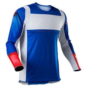 Maillot de course personnalisé de haute qualité en Spandex/Polyester sublimé, écologique, respirant, à manches longues, pour moto et sports automobiles - Product Image 2