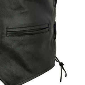 Chaleco de Cuero Ligero para Motociclistas, Personalizado con Bordado, Diseño a Medida, Tallas Grandes, Precio Económico, OEM - Product Image 5