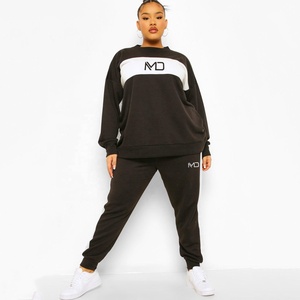 2026 custom Pink Distressed Zip Hoodie Women Tracksuits Workout Joggers <b>Sets</b> Women Two Piece Pants <b>Set</b> Womens Sweat Suits <b>Set</b> - Product Image 2