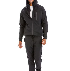 Conjunto Deportivo de 2 Piezas para Entrenamiento de Invierno, Personalizado por Inland Industries, en Algodón, Cortavientos, Transpirable, con Cordón Ajustable y Cierre - Product Image 1