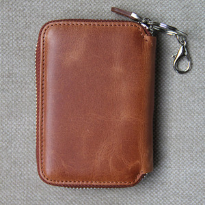 Portefeuille utilitaire en cuir véritable, conçu pour le rangement des clés et la commodité quotidienne, porte-clés en cuir, organiseur de clés de voyage - Product Image 3