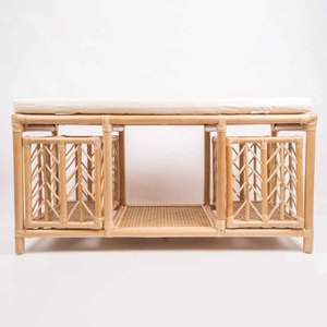 Meuble à chaussures en rotin naturel, étagères à bas prix pour salon ou bureau, organiseurs de rangement - Product Image 3