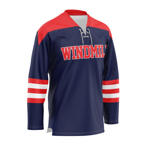 Camisetas de Hockey sobre Hielo Personalizadas para Hombre, Sublimadas, con Bordado, Uniformes de Hockey sobre Hielo para Equipos, Proveedor OEM, Entrega Rápida - Product Image 2