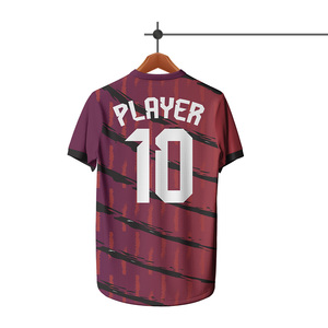 Jersey de Fútbol Personalizado, Transpirable, 100% Poliéster, Cuello Redondo, Corte Atlético, Sublimado, Malla de Secado Rápido, Manga Corta - Product Image 6