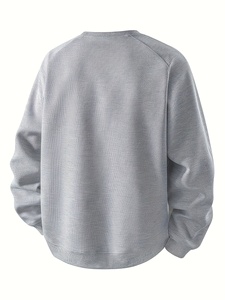Timeless Crew Neck Sweatshirt Comfortable Everyday Apparel with Relaxed Fit and Soft Feel Designed <b>for</b> Practical Comfort - Product Image 2