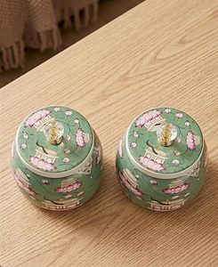 green metal jar <b>set</b> for kitchen use metal storage container - Product Image 5