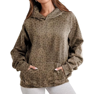 Sudadera con Capucha Extra Grande de Felpa de Algodón, Estilo Vintage, Personalizada, Informal, para Mujer - Product Image 3