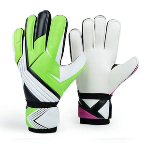 Football Goalkeeper Gloves Full Finger PU Material Non Slip Breathable Adjustable Wrist <b>Strap</b> Unisex Sports Gear - Product Image 5