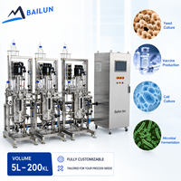 Fotobiorreactor Cerrado de Microalgas Espirulina con Recipiente a Presión para Uso Industrial 1000L 5000L 20L 200L Tanque de Fermentación LED