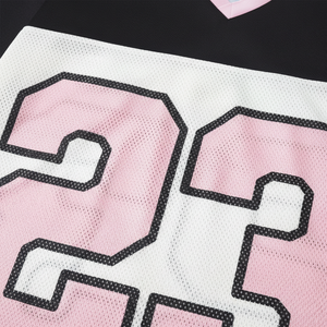 เสื้อฟุตบอลคุณภาพสูงแบบอเมริกัน ผ้าโพลีเอสเตอร์ตาข่าย  ไซส์ใหญ่  สำหรับทีม  ขายส่งรุ่นล่าสุด - Product Image 5