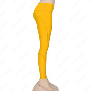 Nouveau modèle Leggings de compression taille haute pour le yoga Leggings de yoga sans coutures bout à bout avec logo personnalisé pour femmes Leggings de yoga taille élastique - Product Image 4