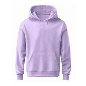 เสื้อฮู้ดผู้ชายสีพื้น ทรงปกติ ผ้าเฟรนช์เทอร์รี่ สวมใส่สบายๆ สำหรับฤดูใบไม้ร่วง มีกระเป๋า ดีไซน์ผ้าถัก - Product Image 4
