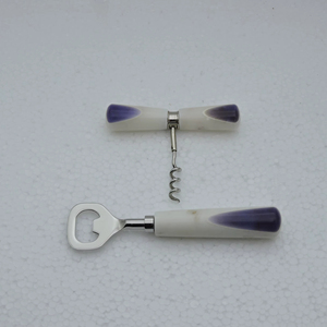 ที่เปิดขวดดีไซน์ใหม่ล่าสุด & ที่เปิดขวดสแตนเลสแบบเกลียวพร้อมด้ามเรซิ่น ราคาขายส่งที่ดีที่สุด - Product Image 1