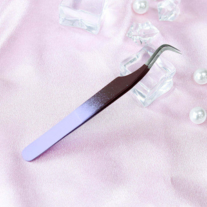 Prix de gros - Pinces à épiler en acier inoxydable à pointe en microfibre - 45, 75, 90 degrés - Pinces à épiler pour extensions de cils - Pour femmes - Product Image 6