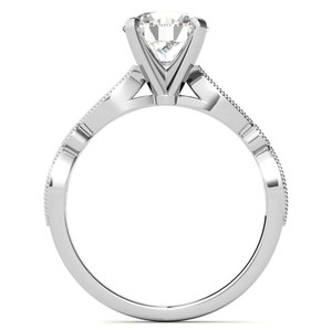Round Cut Moissanite Solitaire Engagement Wedding <b>Ring</b> 925 Sterling Silver Gold Plated Luxury <b>Dainty</b> Certified Promise <b>Ring</b> - Product Image 4