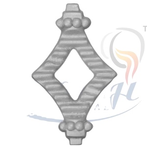 Piezas de hierro fundido industrial para portones, 6.5 pulgadas de altura, 4 pulgadas de ancho, fácil montaje, fundición en molde de arena, acabado súper arenado, de alta resistencia - Product Image 1
