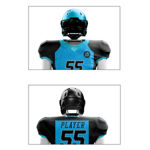 Printed Digital Print New Design American Football Uniforms 100% Polyester Breathable Anti-Bacterial Short Sports Team Wear - Product Image 2