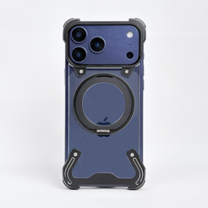 Funda Magnética Transparente con Anillo para iPhone, Marco de Aluminio Anti-Caídas - Product Image 3