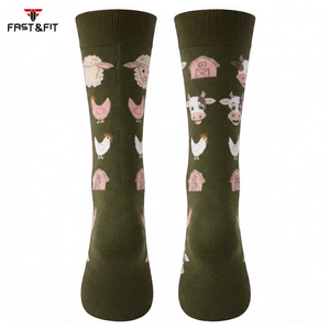 ถุงเท้ากีฬาลายการ์ตูนคุณภาพสูง ดีไซน์ใหม่ กันลื่น พิมพ์โลโก้ ราคาส่ง - Product Image 2