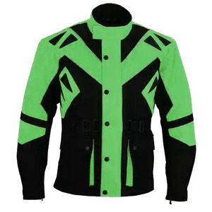 Blouson de moto de course tout-terrain respirant en cuir véritable, coupe-vent, imperméable, vêtements de moto en textile, logo personnalisé - Product Image 4