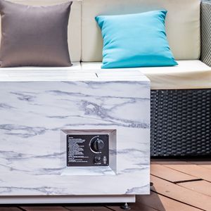 42\" Outdoor Rectangle Propane <b>Fire</b> <b>Pit</b> <b>Table</b> for Outdoor Entertaining - Product Image 3