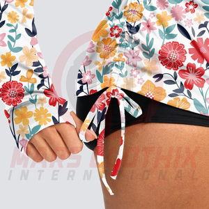 Best Seller Wholesale Price Customized Logo Printing <b>Women</b> <b>Rash</b> <b>Guard</b> New Stylish Custom Color <b>Women</b> <b>Rash</b> <b>Guard</b> - Product Image 3