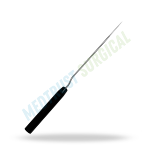 Cuchillo de corte lateral tipo bayoneta de 18 pulgadas (460 mm) para neurocirugía y cirugía de columna vertebral, instrumento para corte de discos. - Product Image 3