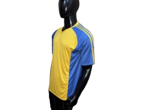 Camiseta de Fútbol Personalizada al por Mayor, Impresión por Transferencia de Calor, Conjunto Completo, Transpirable, de Malla de Poliéster, Manga Corta - Product Image 5