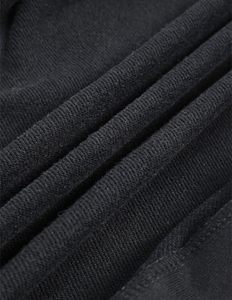 Sudadera con Capucha Negra de Calidad Premium para Hombre, con Pedrería de Telaraña, Estilo Gótico Oversize, Ajuste Regular, Tejido de Punto, para Otoño, OEM - Product Image 6