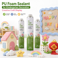 Mousse expansive en polyuréthane PU pour la décoration des salles de classe et des jardins d'enfants, accessoires faits à la main, utilisation en construction à haute expansion