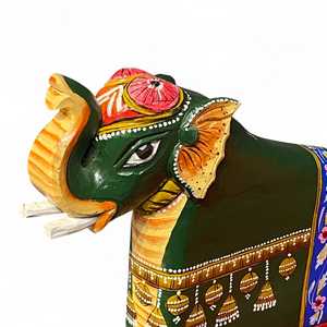 เก้าอี้รูปช้างทาสี  เก้าอี้ช้างไม้เนื้อแข็งสั่งทำพิเศษ คุณภาพดีที่สุด ตกแต่งสไตล์วินเทจแบบมิกซ์แอนด์แมทช์- ขั้นต่ำสั่งซื้อ 1 ตู้เท่านั้น - Product Image 2