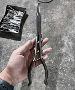 Top Quality 11 Inch Bent <b>Long</b> <b>Nose</b> Pliers Plain Smooth Jaws Fishing Plier Stainless Steel Multifunction Fish Hook Remover Tools. - Product Image 4