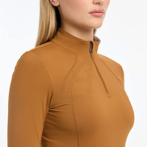 Alexandria Industries Made Women’s Riding <b>Base</b> <b>Layer</b> Top Lightweight <b>Long</b> <b>Sleeve</b> For Equestrian Sports <b>Long</b> <b>Sleeves</b> <b>Base</b> <b>Layer</b> - Product Image 3
