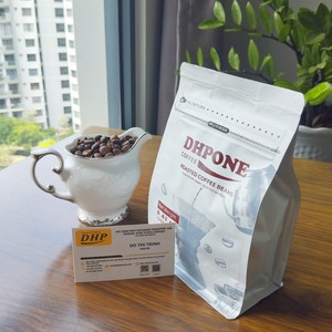 Mélange de grains de café torréfiés légers Arabica et Robusta caféiné du Vietnam Café torréfié spécial pour machine à infuser - Product Image 5