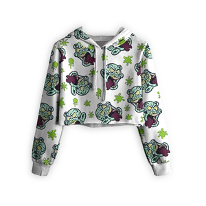 Nuevas Sudaderas Cortas con Capucha para Mujer, con Logotipo Personalizado Impreso |   Sudaderas Cortas con Capucha para Mujer al Por Mayor, al Mejor Precio - Product Image 5