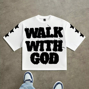 ฤดูร้อนสไตล์ใหม่เสื้อยืดผู้ชายสตรีทแฟชั่นสบาย ๆ สวมใส่สบายนุ่มระบายอากาศได้ดีน้ำหนักเบาพิมพ์ลายตัวอักษร 3 มิติ - Product Image 3