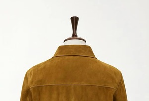 Men's Suede Shirt Jacket Workwear Style Turn-<b>down</b> Collar Solid Color Button Closure Autumn Regular Fit - Product Image 6
