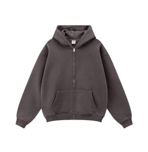 Sudadera con Capucha Extra Grande para Hombre, Color Sólido, Felpa de Algodón, Estilo Casual para Otoño, Diseño con Bolsillos, Corte Regular, Estilo Tejido - Product Image 5