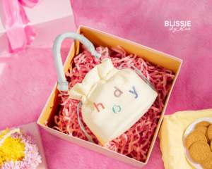 Bolso de Mano Tipo Cubo Mini para Mujer, con Cierre, Correa Ajustable, Diseño Arrugado Premium, para Compras y Uso al Aire Libre - Azul - Product Image 2