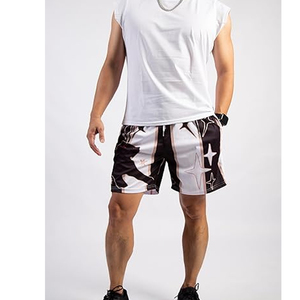 กางเกงบาสเก็ตบอลตาข่ายผู้ชายแบบสั่งทำพิเศษ เอวยางยืด มีเชือกผูก กระเป๋าข้าง พิมพ์ลายดิจิตอล 3 มิติ แบบซับลิเมชั่น รับผลิตแบบ OEM - Product Image 4