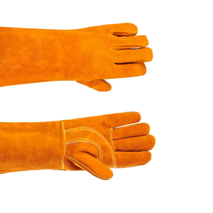 Premium Leather Welding <b>Gloves</b> Industrial Safety Work <b>Gloves</b> Heat Resistant Durable Welding <b>Gloves</b> - Product Image 2