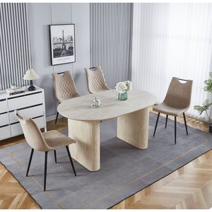 Gamba Estensibile in MDF per Tavoli da Pranzo, Ufficio e Caffè - Product Image 4