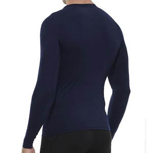 เสื้อคอมเพรสชั่นผู้ชายขายตรงจากโรงงาน - เสื้อลำลองน้ำหนักเบา ระบายอากาศได้ดี ไซส์ใหญ่ คุณภาพสูง ปรับแต่งได้ - Product Image 4