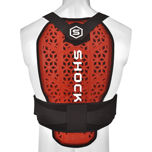 Protection de cyclisme : Protège-dos rembourré, armure de protection respirante en polyester, réglable, souple, professionnelle pour adulte - Product Image 1